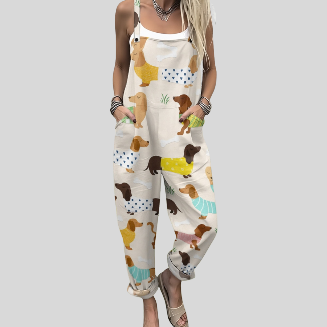 Elegante Latzhose mit Lockerer Passform