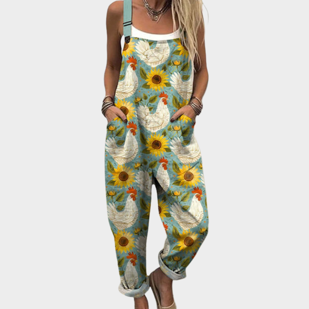 Elegante Latzhose mit Lockerer Passform