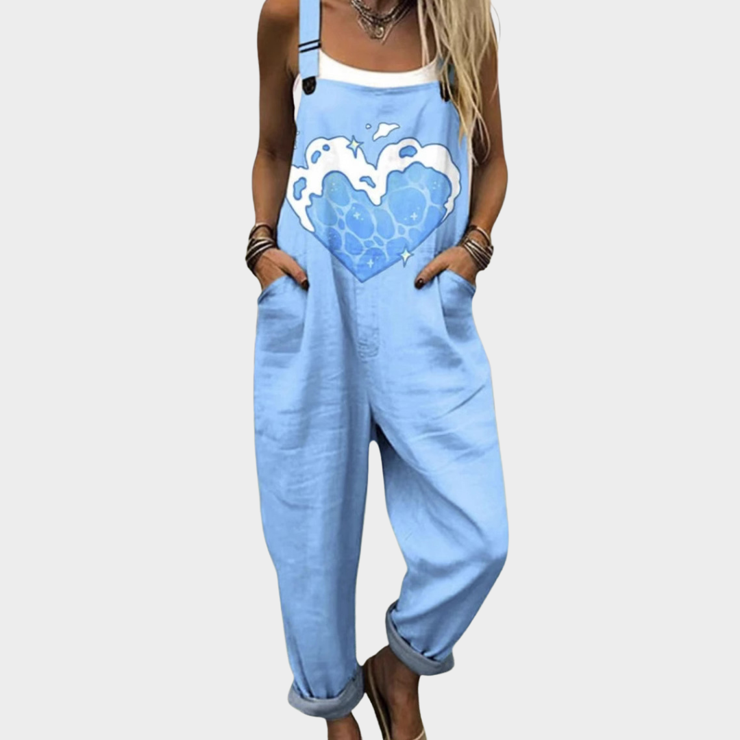 Elegante Latzhose mit Lockerer Passform