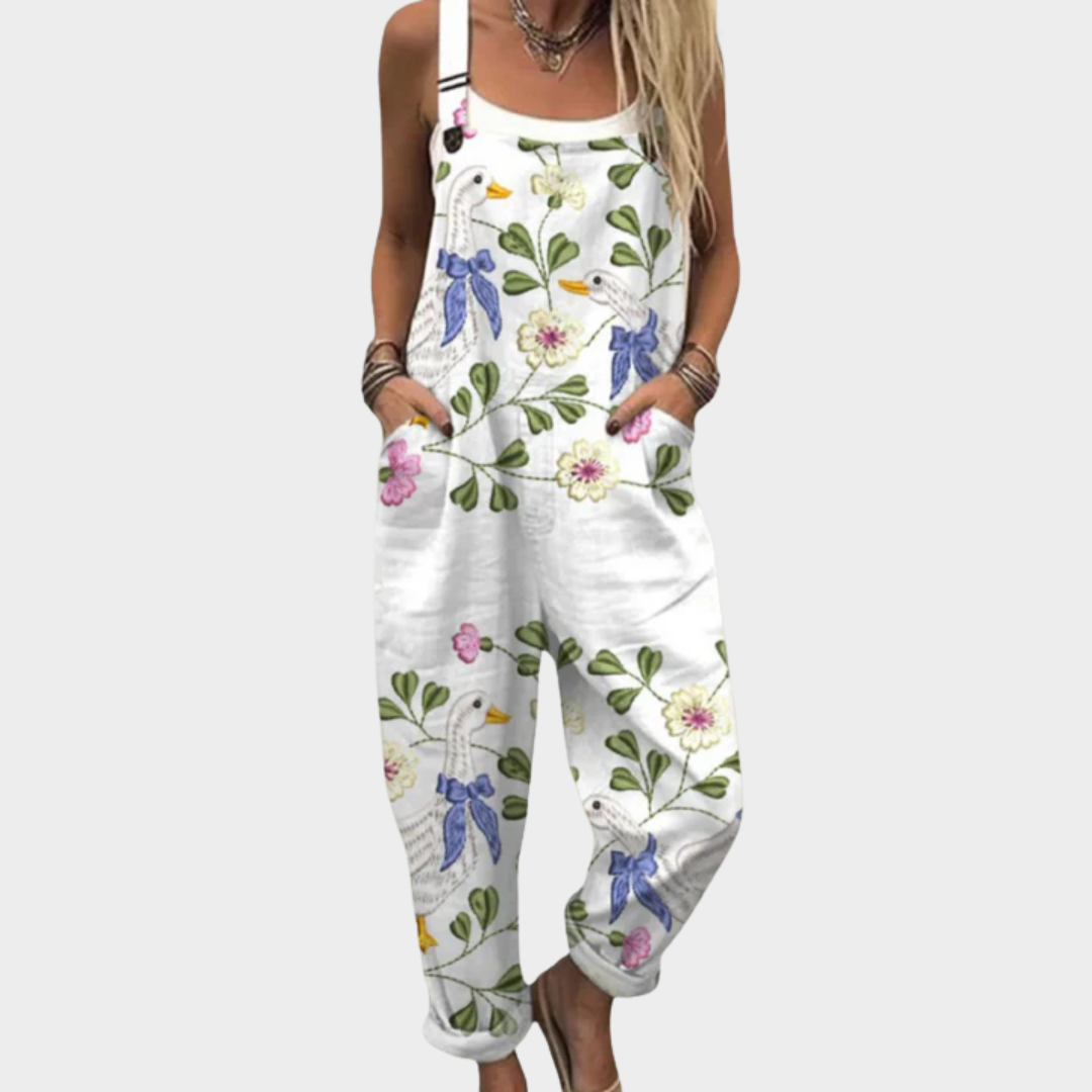 Elegante Latzhose mit Lockerer Passform