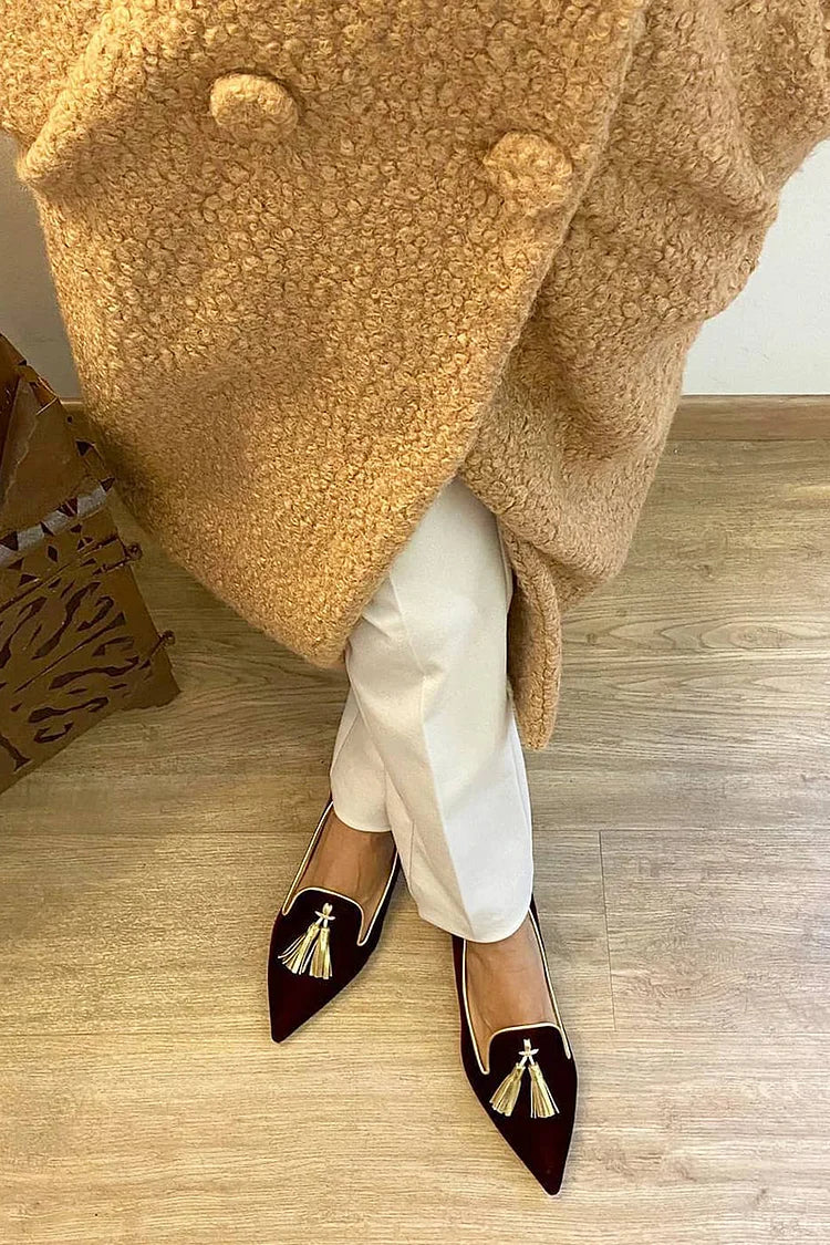 Loafer mit eleganten Quasten
