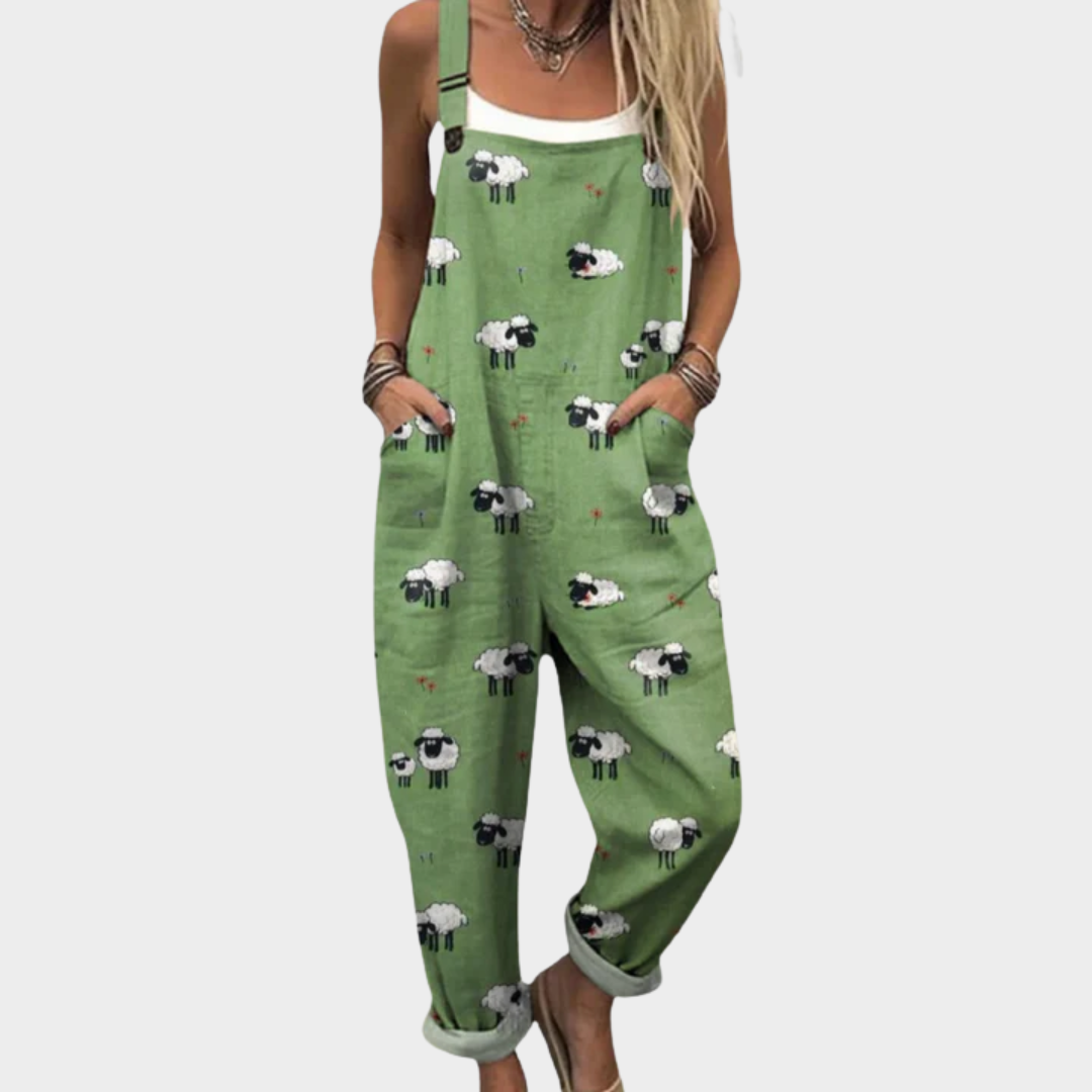 Elegante Latzhose mit Lockerer Passform