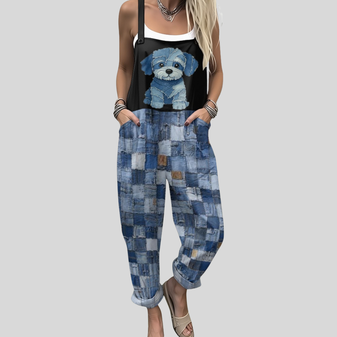 Elegante Latzhose mit Lockerer Passform