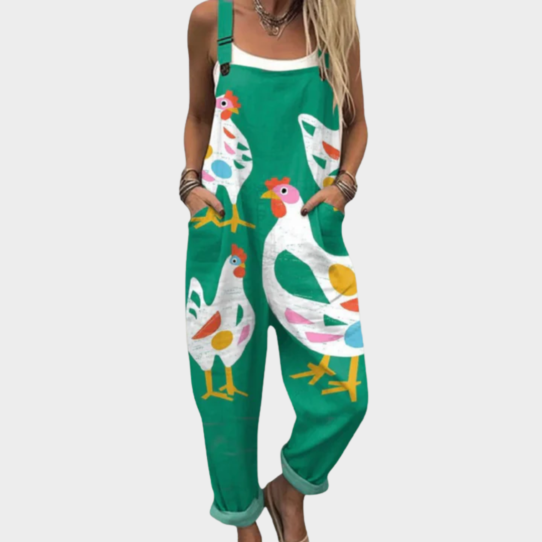 Elegante Latzhose mit Lockerer Passform