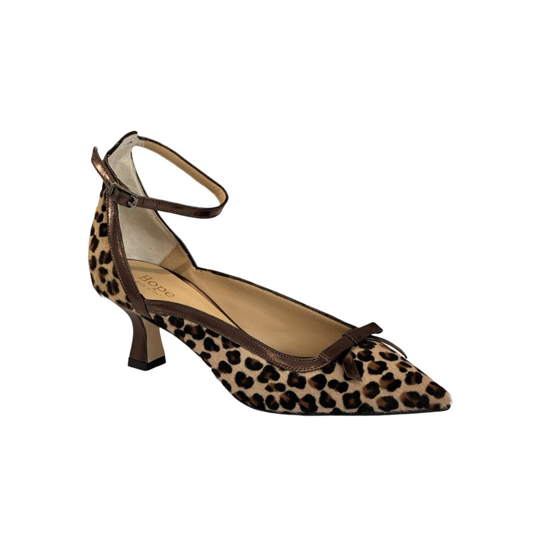 Slingback-Pumps im Animal-Print