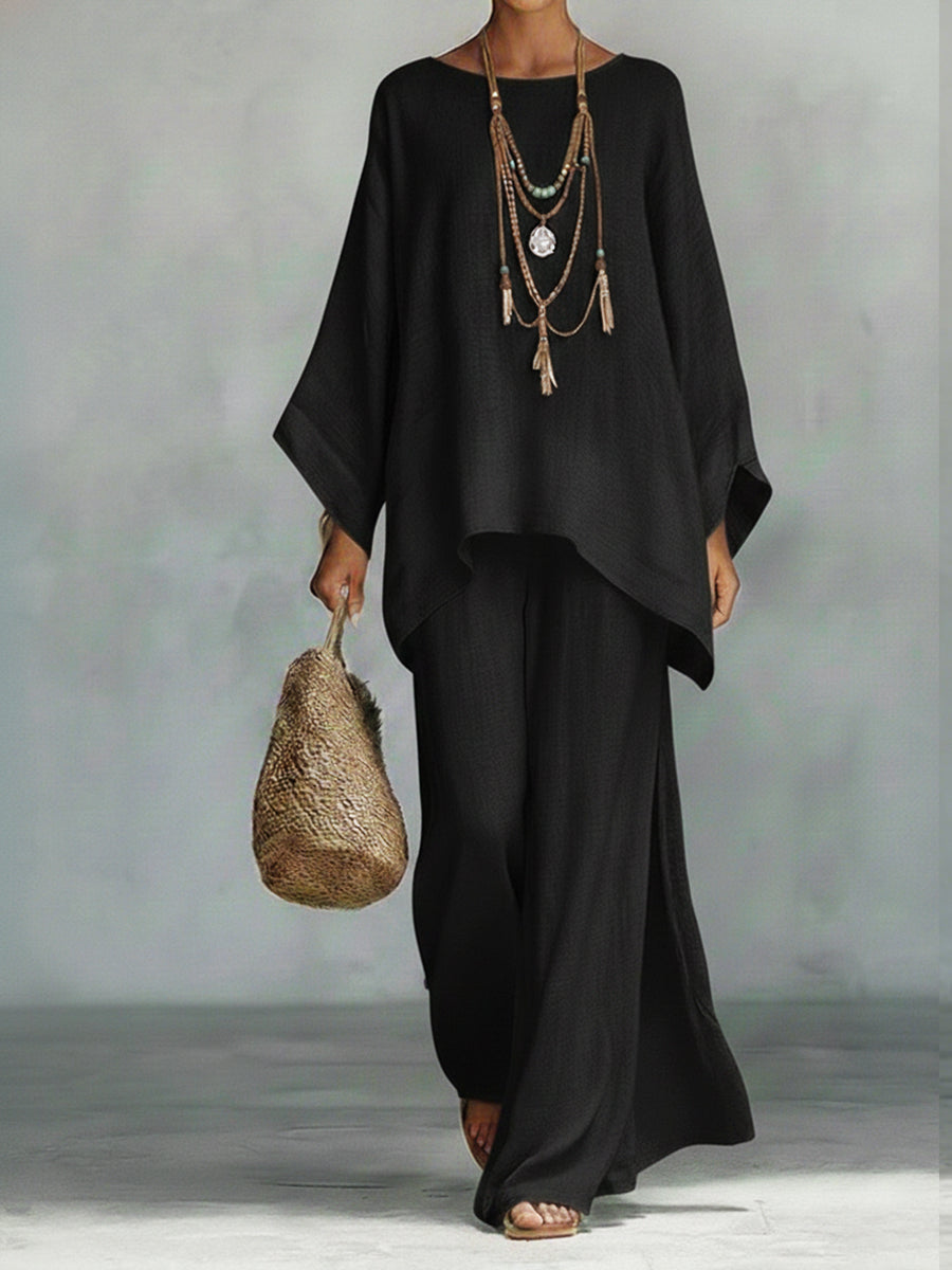 Celeste | Elegantes Leinen-Zweiteiler-Set