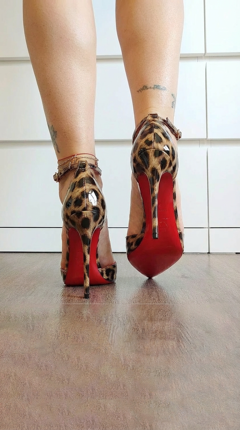 Pumps mit Riemchen und Kontrastdetail