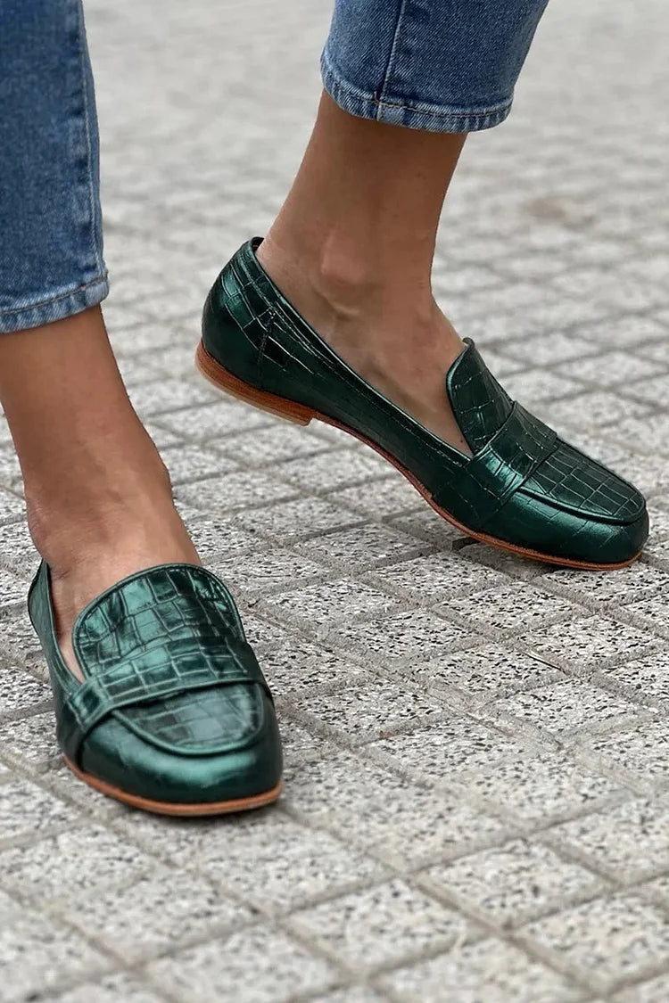 Loafer in Krokodiloptik