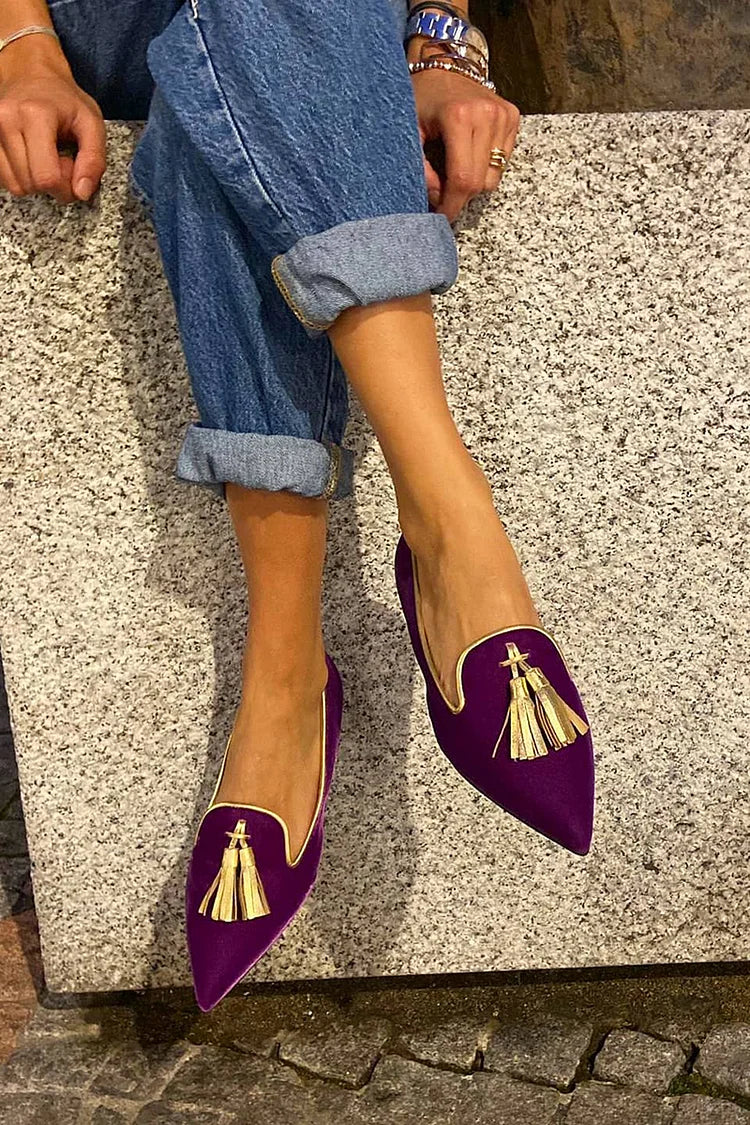 Loafer mit eleganten Quasten