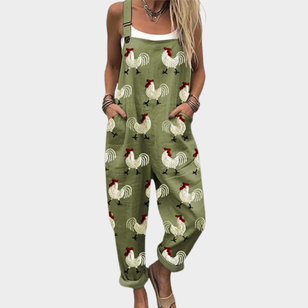 Elegante Latzhose mit Lockerer Passform