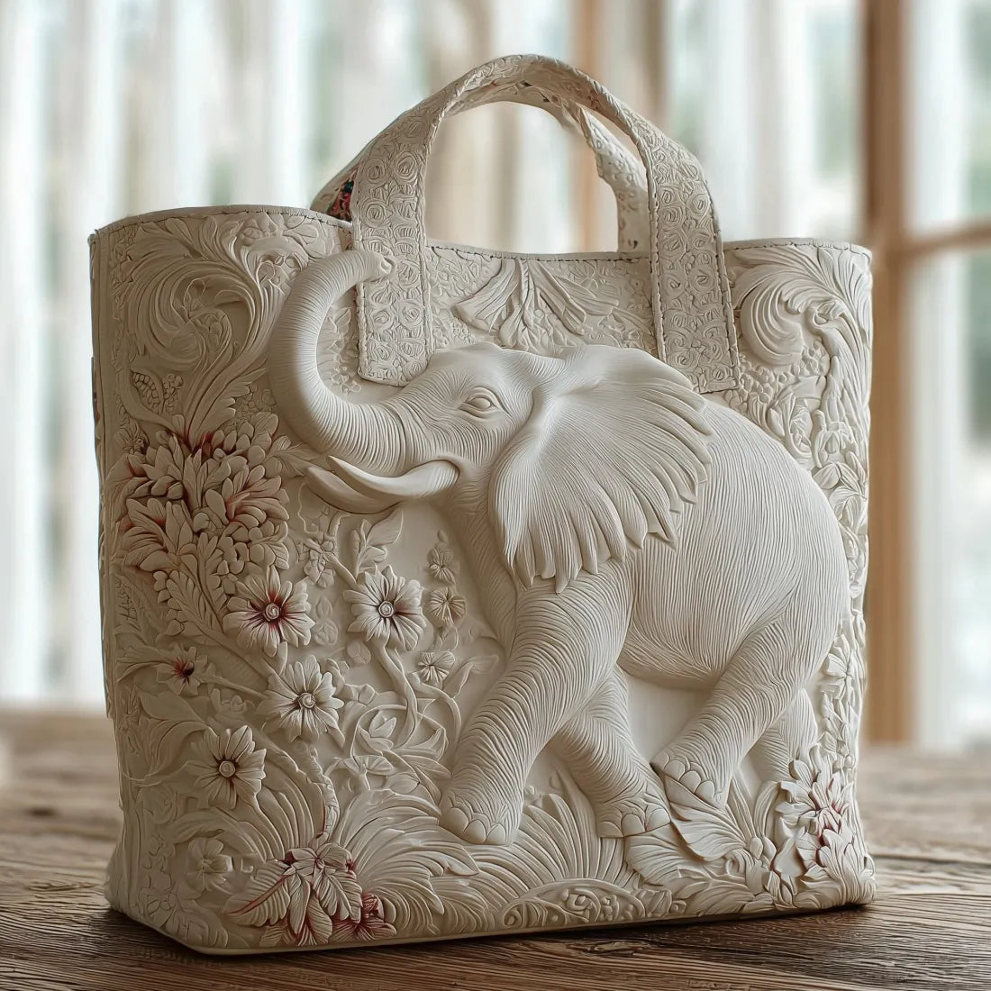 Gesteppte Tasche Elefant