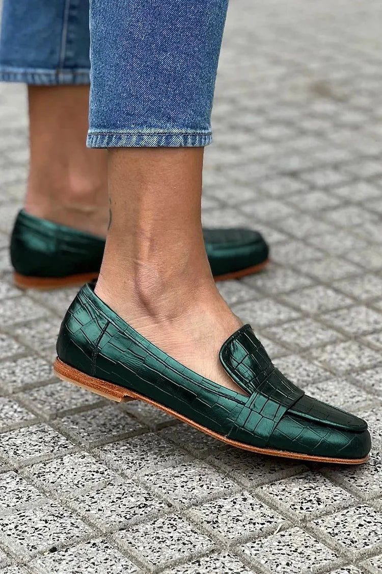 Loafer in Krokodiloptik