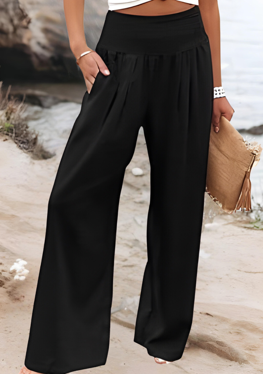 Deborah – Weite Hose mit Smokbund