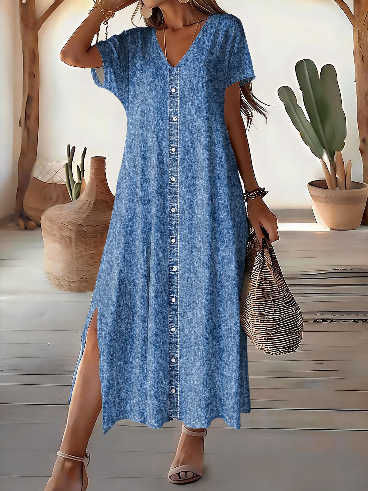 Danielle | Denim-Ausschnitt