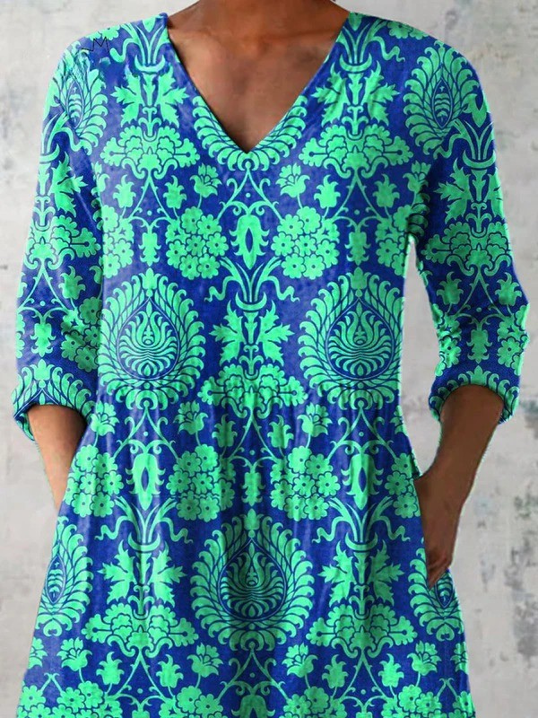 Beatrix | Lange V-Ausschnitt Bluse