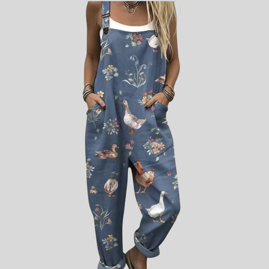 Elegante Latzhose mit Lockerer Passform