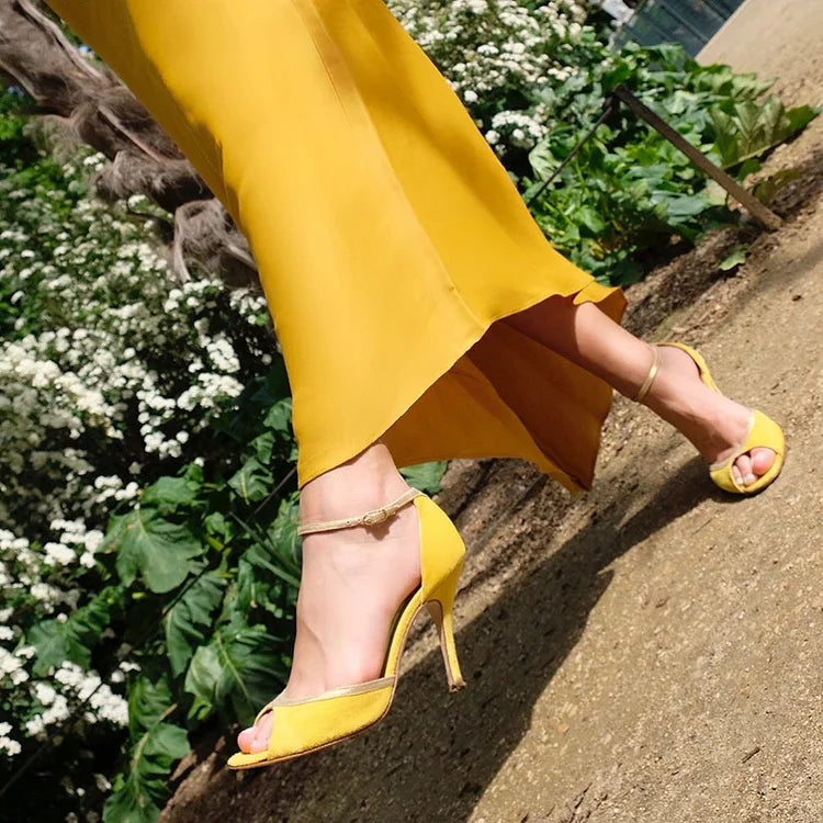 Sandalen mit hohem Absatz