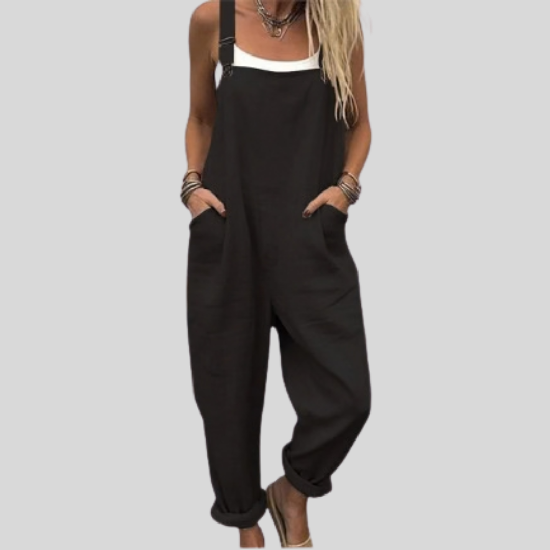 Elegante Latzhose mit Lockerer Passform