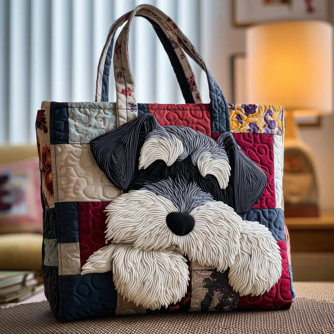 Gesteppte Tasche Schnauzer