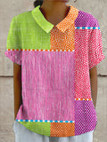 Zoe | Bunte Patchwork-Bluse