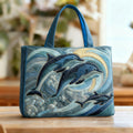 Gesteppte Tasche Ozean Delfin