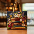 Gesteppte Tasche mit Blumenprint