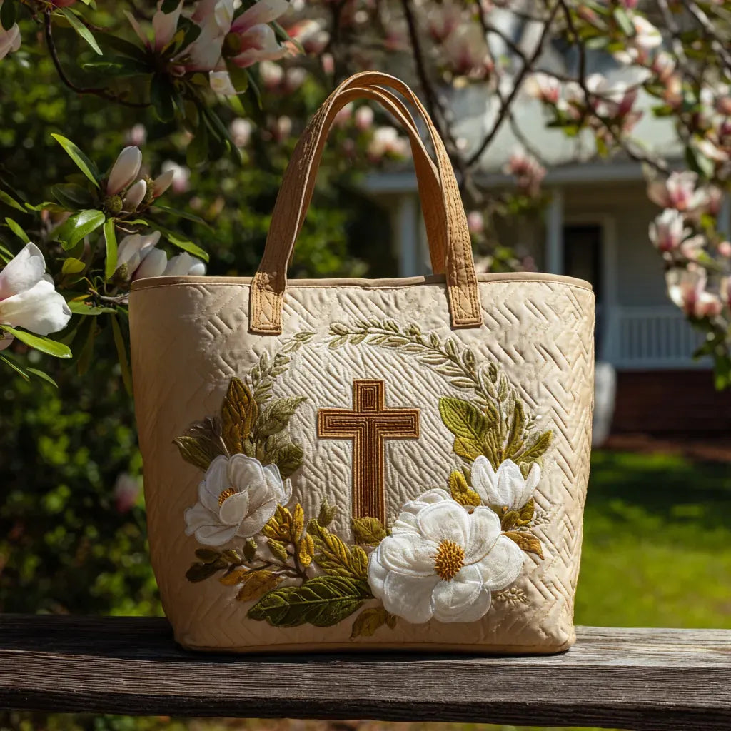 Gesteppte Tasche Heiliges Kreuz