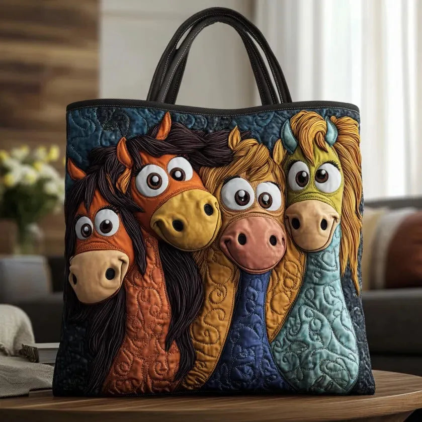 Gesteppte Tasche Verspieltes Pony
