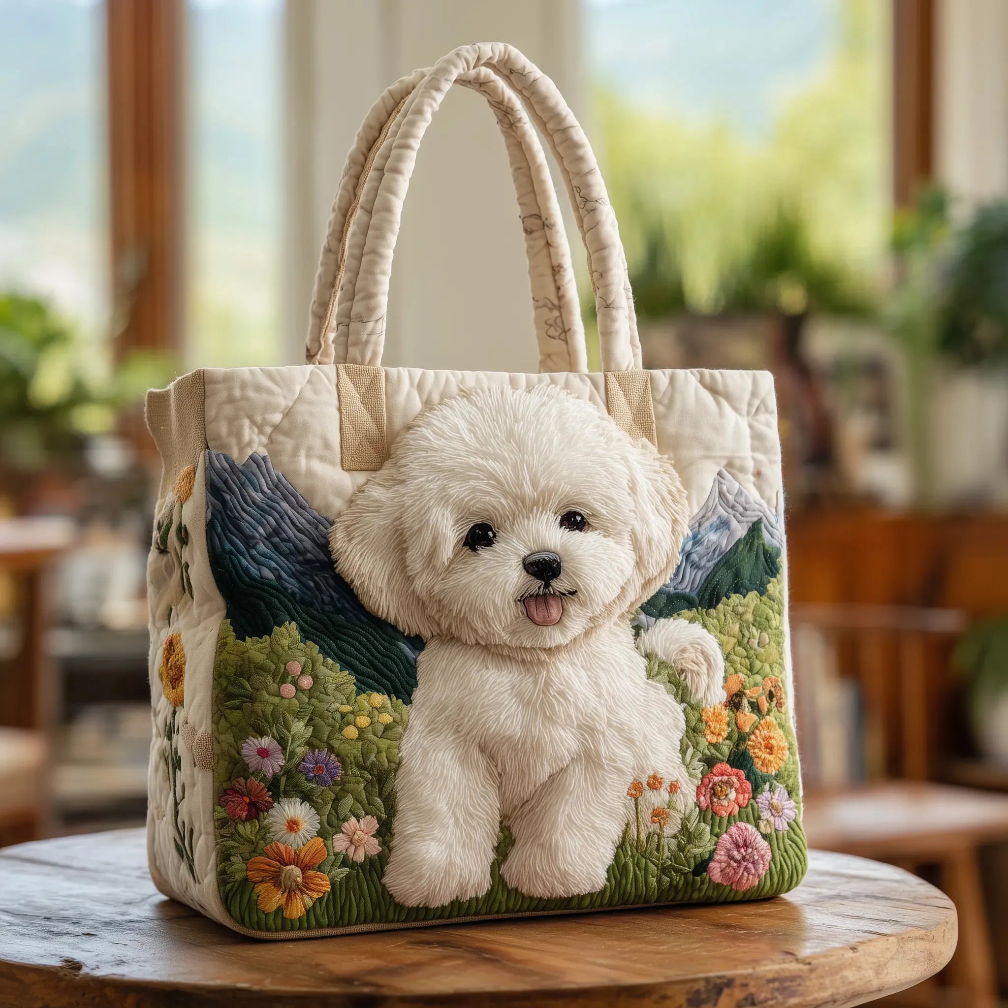 Gesteppte Tasche Verzauberter Hund