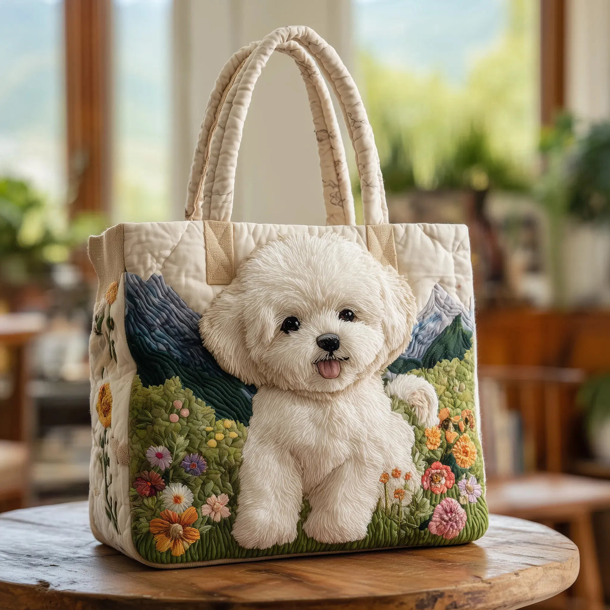 Gesteppte Tasche Verzauberter Hund