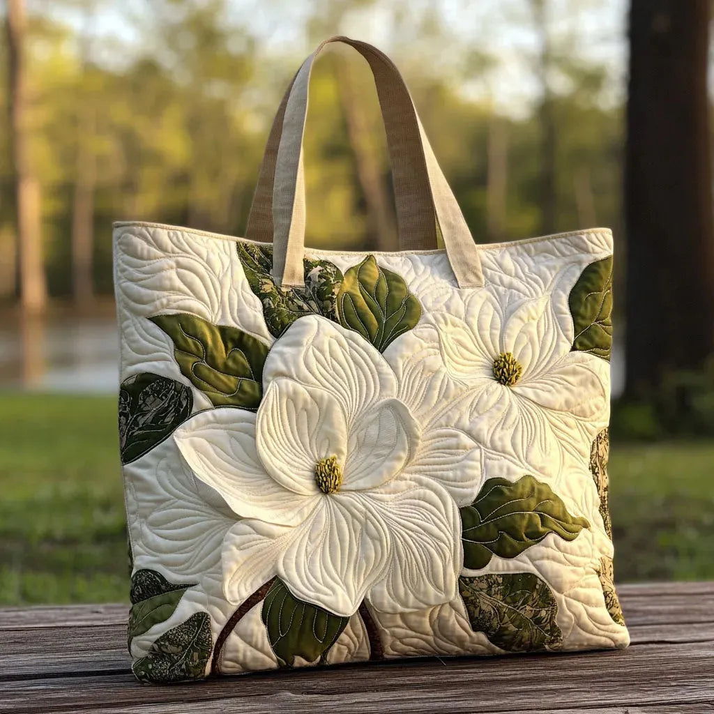 Gesteppte Tasche Elegantes Blumenmuster
