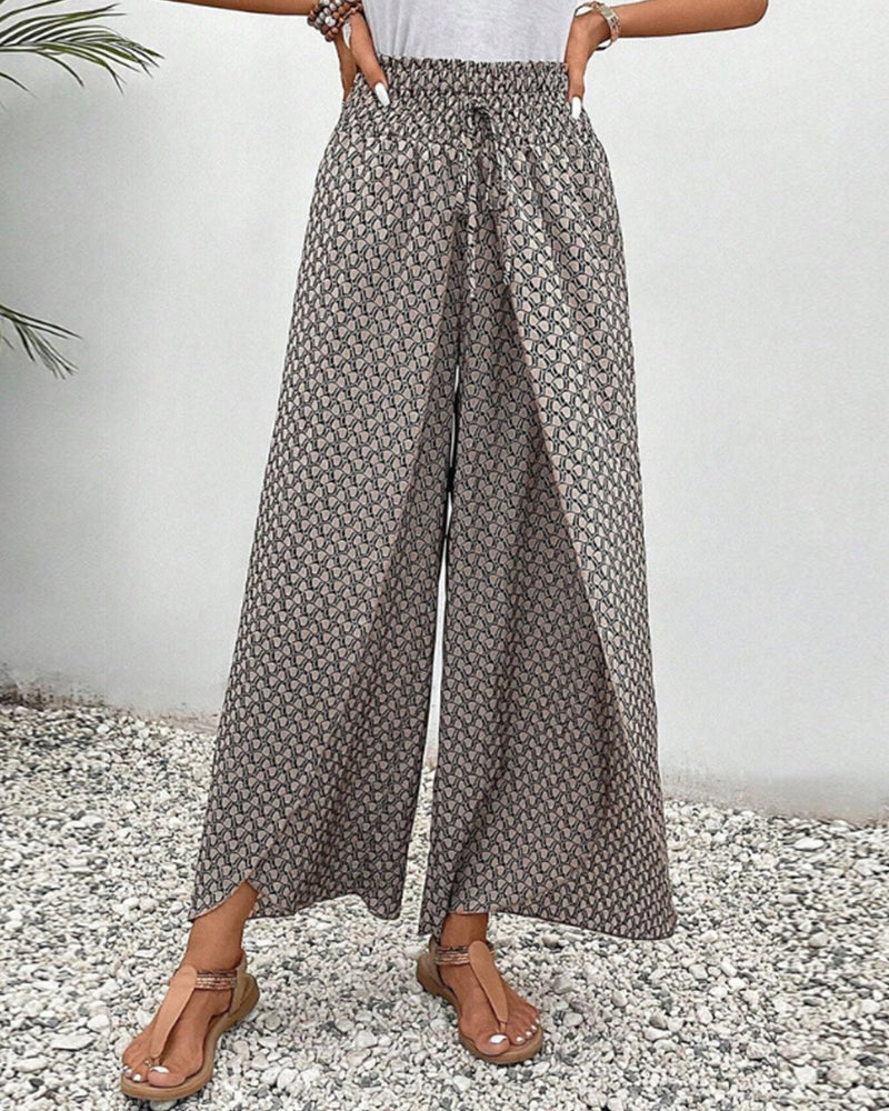 Catherine – Hose mit weitem Bein und Smokbund