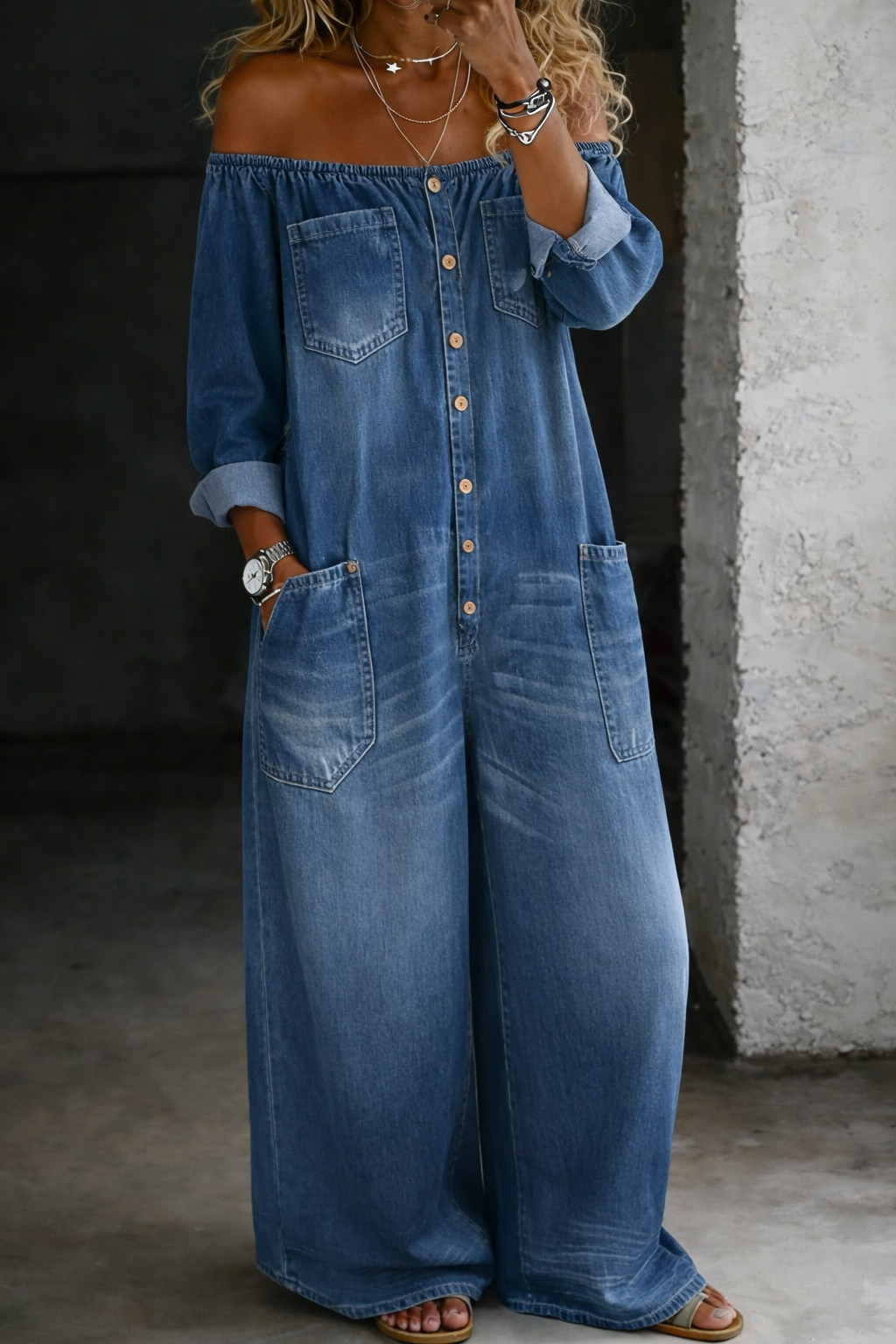 Lena | Bequemer lässiger Jumpsuit
