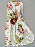 Margot | Elegantes Statement-Blumenkleid
