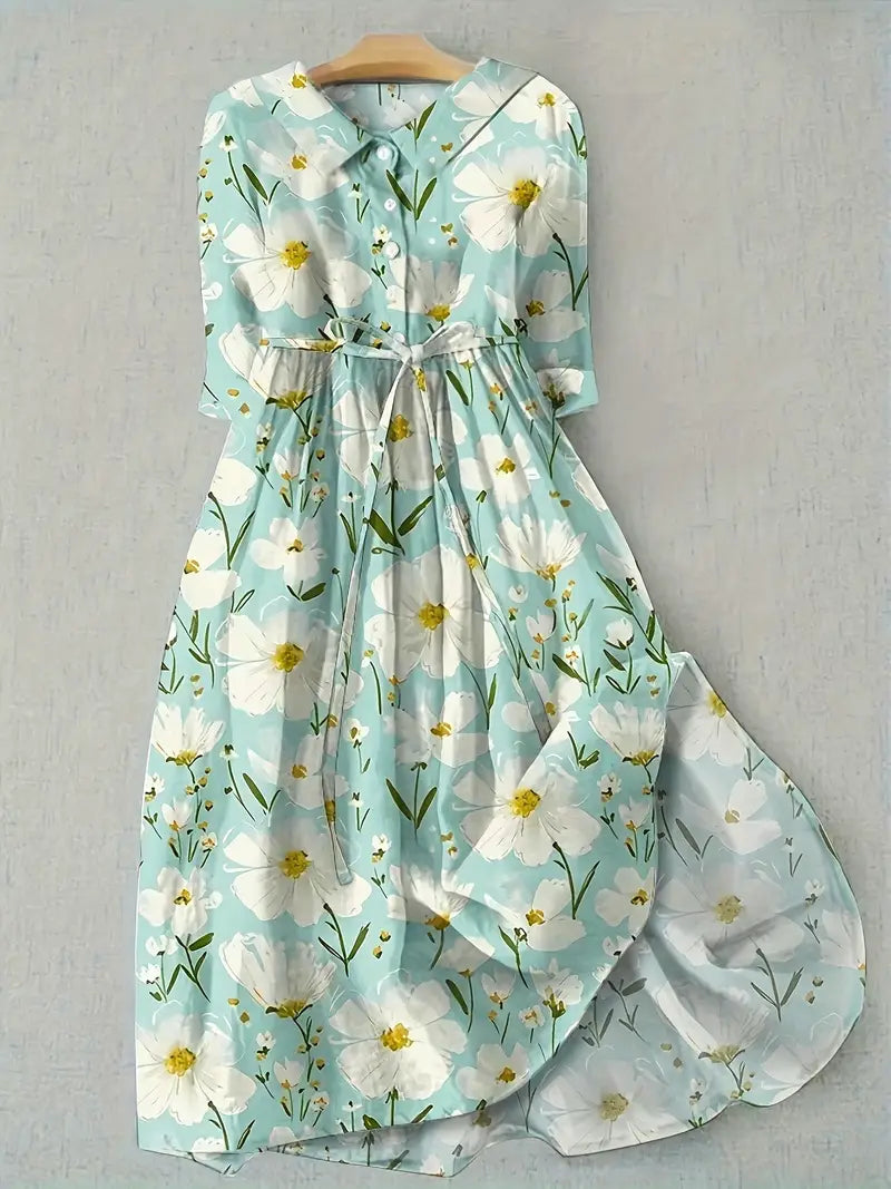 Lotte | Frisches sommerliches Blumenkleid