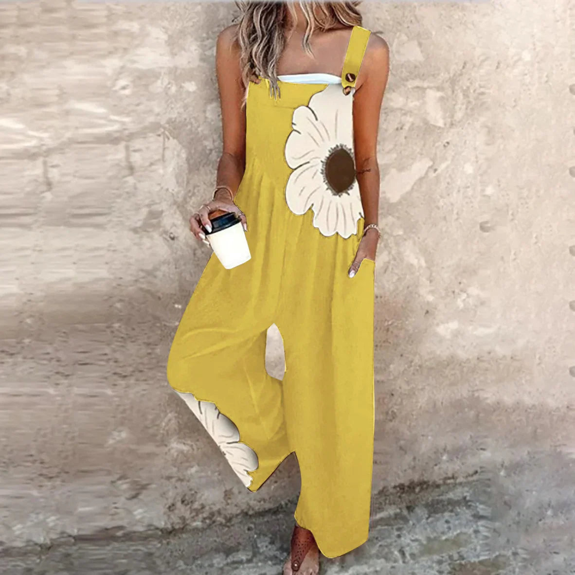 Elegante Latzhose mit Lockerer Passform