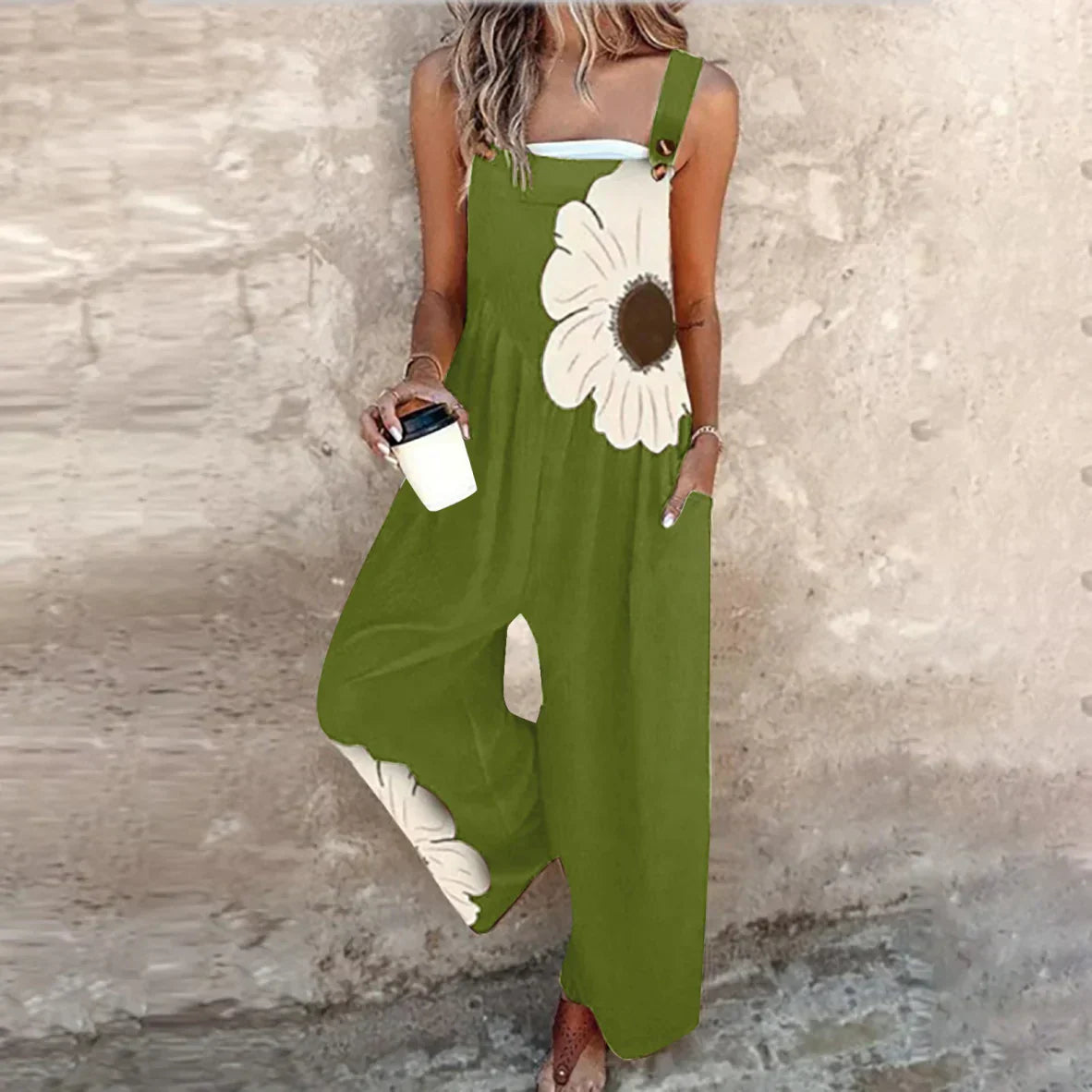 Elegante Latzhose mit Lockerer Passform