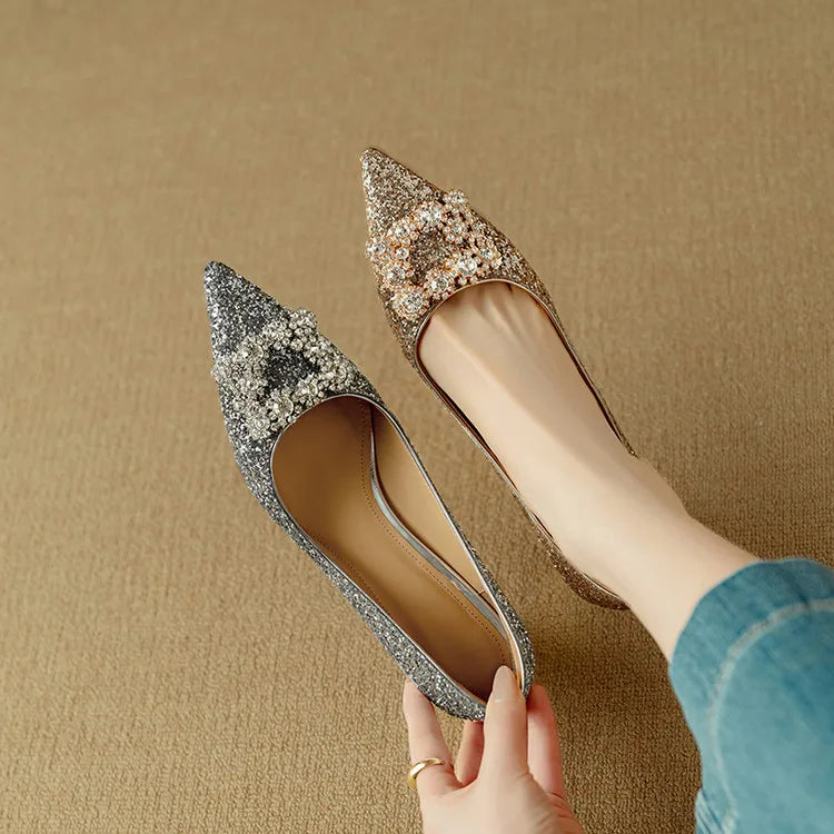 Gloria – Glitzer-Pumps