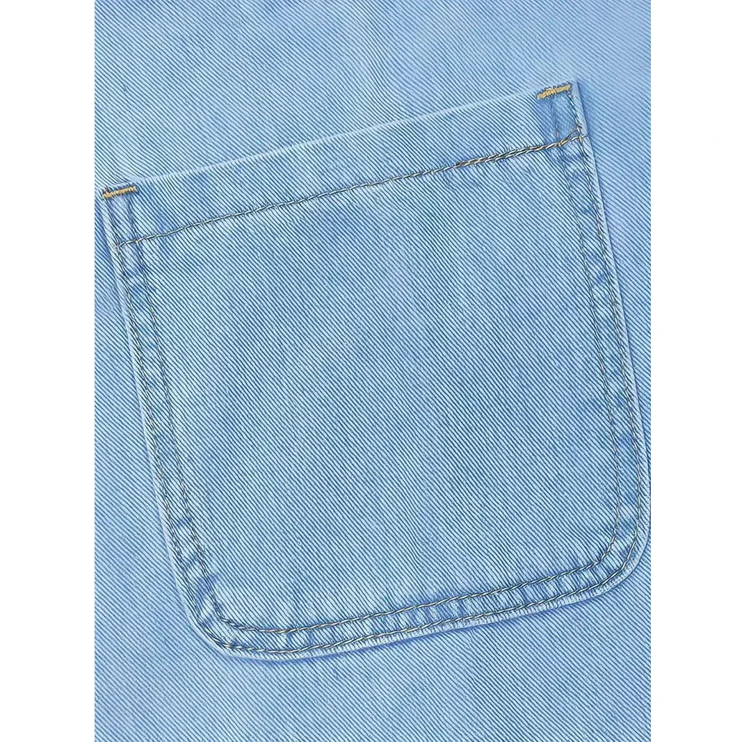 Lily | Weite Vintage-Denimbluse