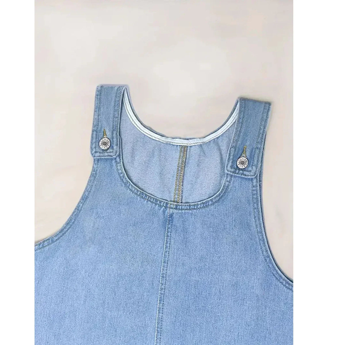 Lily | Weite Vintage-Denimbluse