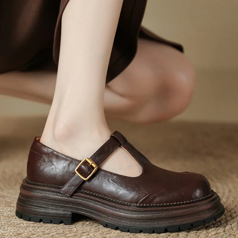 Fleur – T-Bar Schuhe mit Vintage-Charme