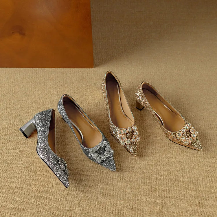 Gloria – Glitzer-Pumps