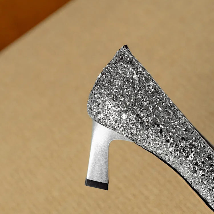 Gloria – Glitzer-Pumps