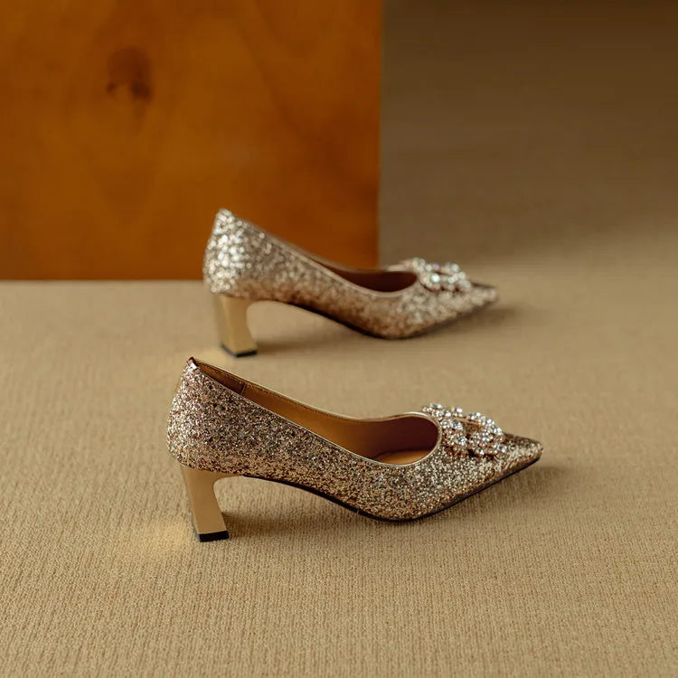 Gloria – Glitzer-Pumps