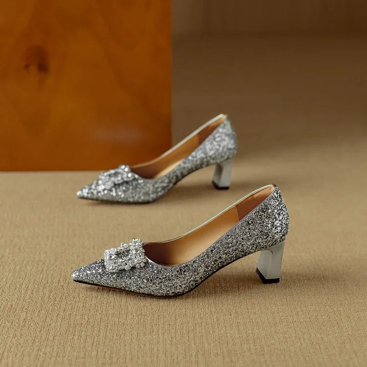 Gloria – Glitzer-Pumps
