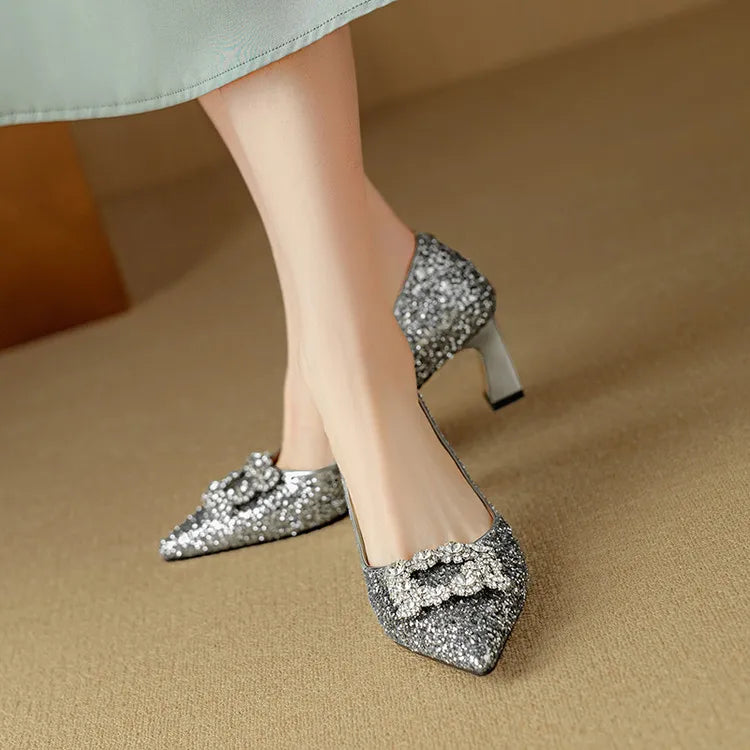 Gloria – Glitzer-Pumps