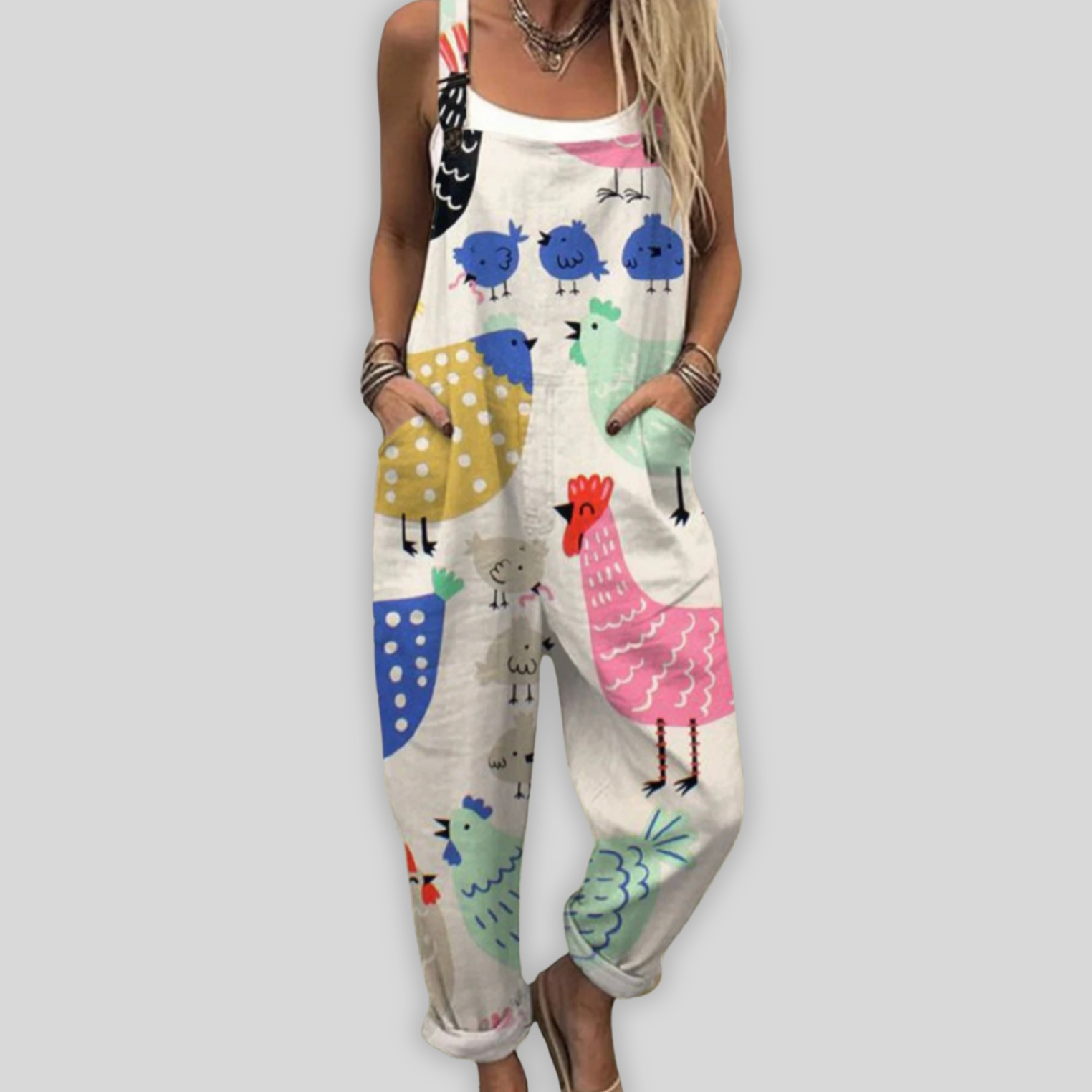 Elegante Latzhose mit Lockerer Passform