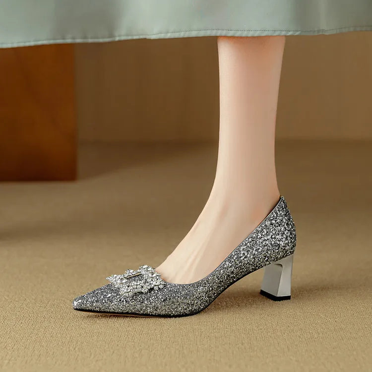 Gloria – Glitzer-Pumps