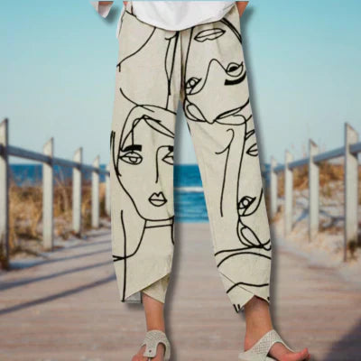 Lynette – Hose mit kreativem Muster