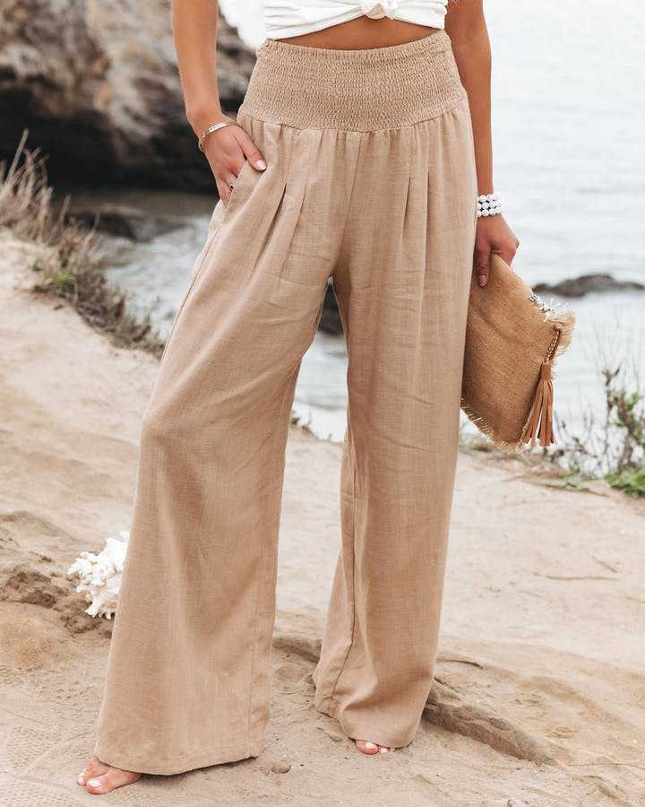 Deborah – Weite Hose mit Smokbund